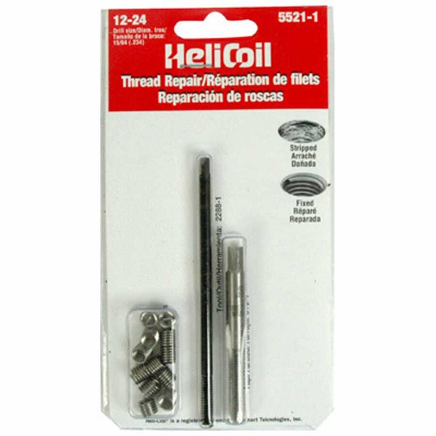 Emhart Teknologies 5521-4 Heli-Coil Kit 1/4-20 x.375" Restores Stripped Threads* 