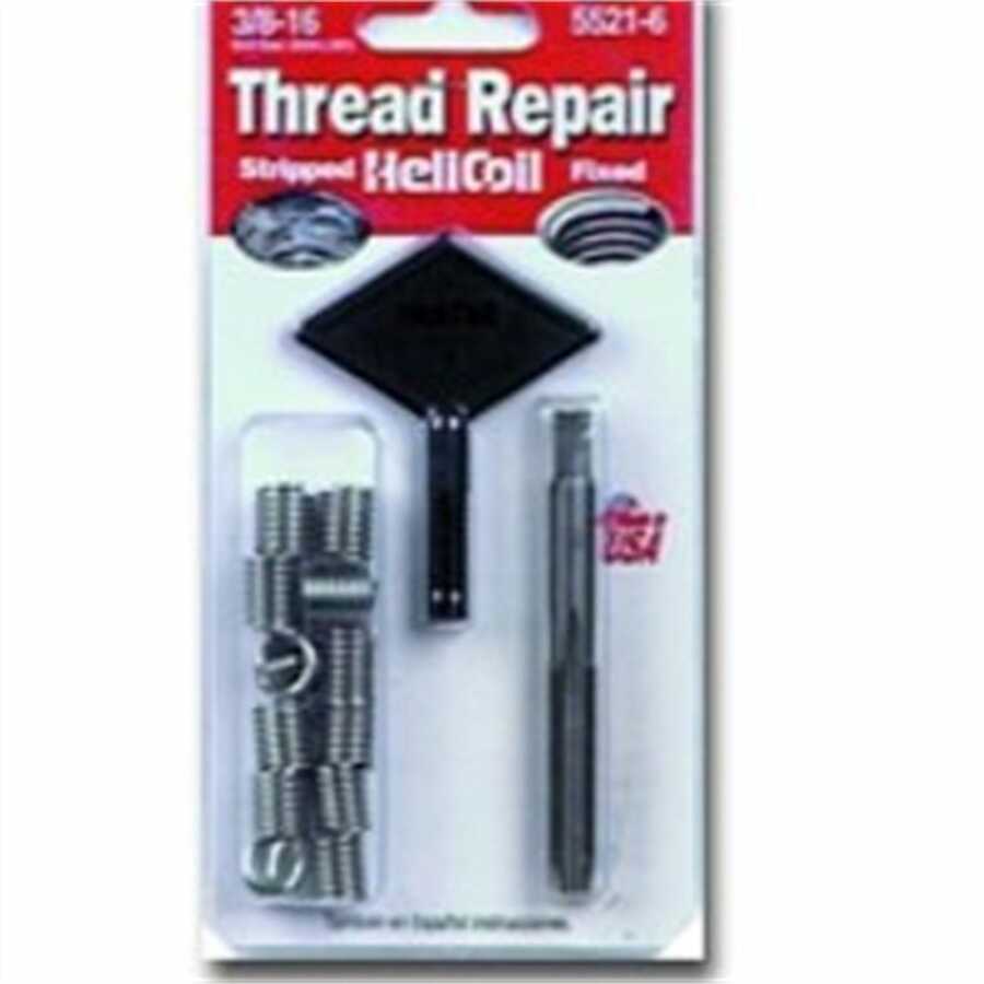 7/16" x 14 UNC Imperial Tap Repair Cutter Kit Helicoil Damaged Threads 14pc Kit