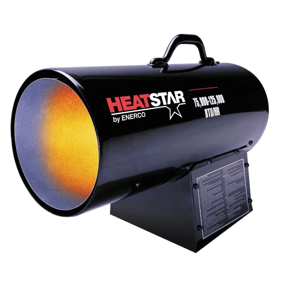 (image for) Portable Propane Heater, 75-125,000 BTU HR