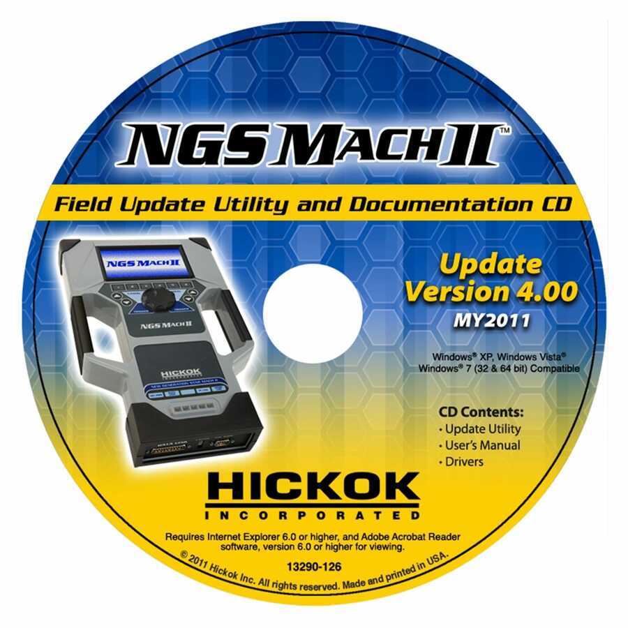 NGS Mach II v4.0 2011 Software Update