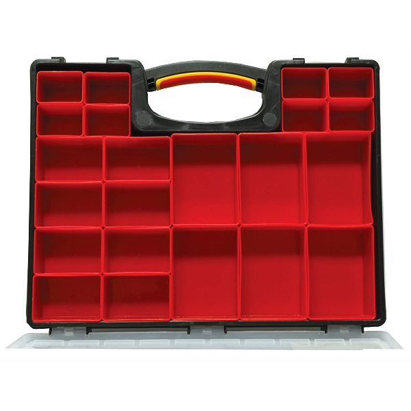 Plastic Tool Organizer with 22 Removable Bins