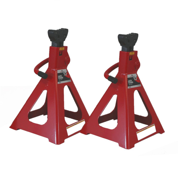 12 Ton Ratcheting Jack Stand Set