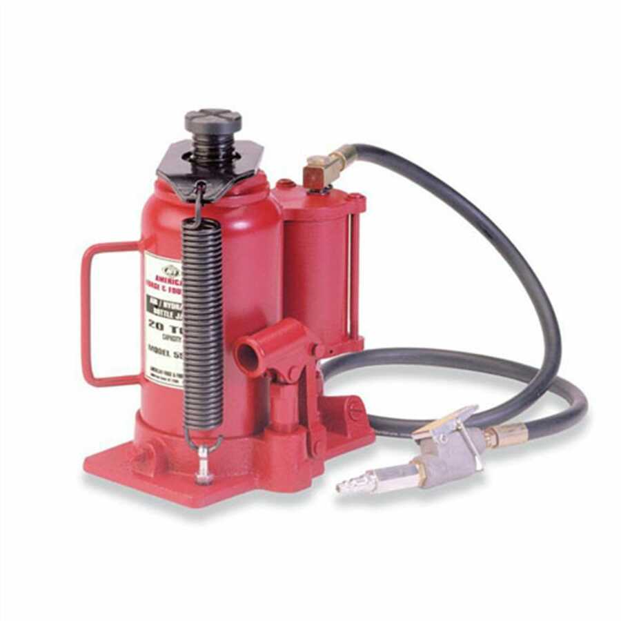 20 Ton Air/Hydraulic Bottle Jack