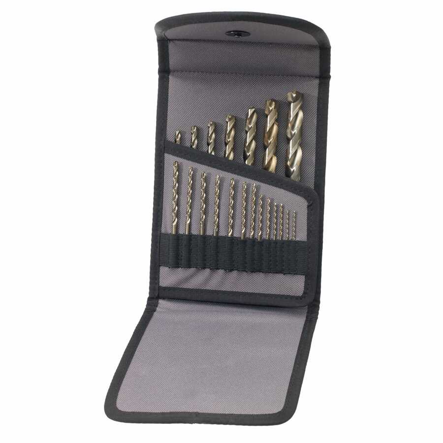 Cobalt Fractional Jobber Length Drill Bit Set - 20