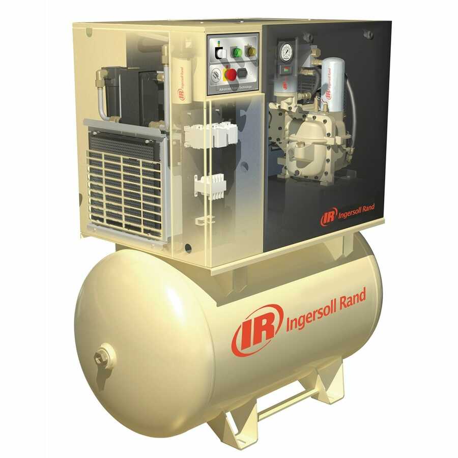 7.5 HP Rotary Compressor Std Pkg 230-1-60, 80 Gal