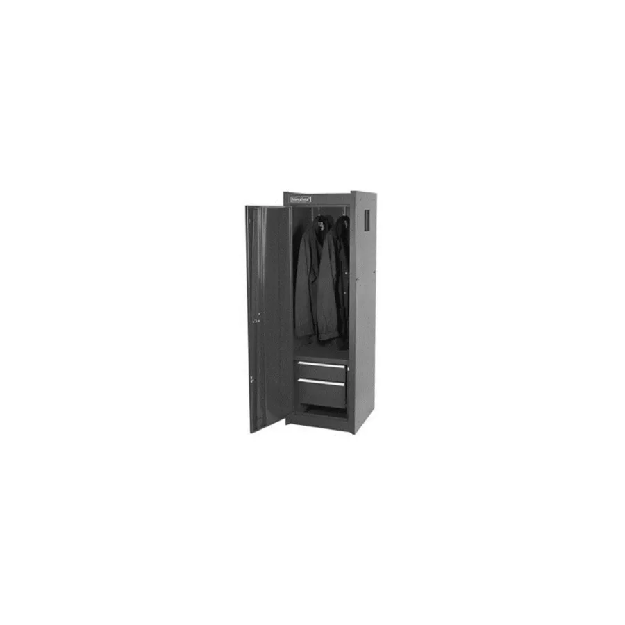 Locker w/ 2 Roller Bearing Drawers - Black