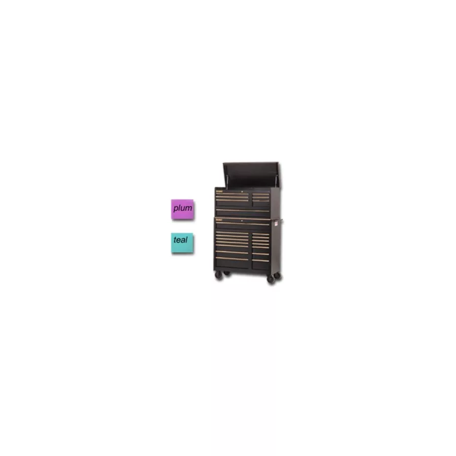 42 In Tool Cabinet w/ FREE Side Box - Black