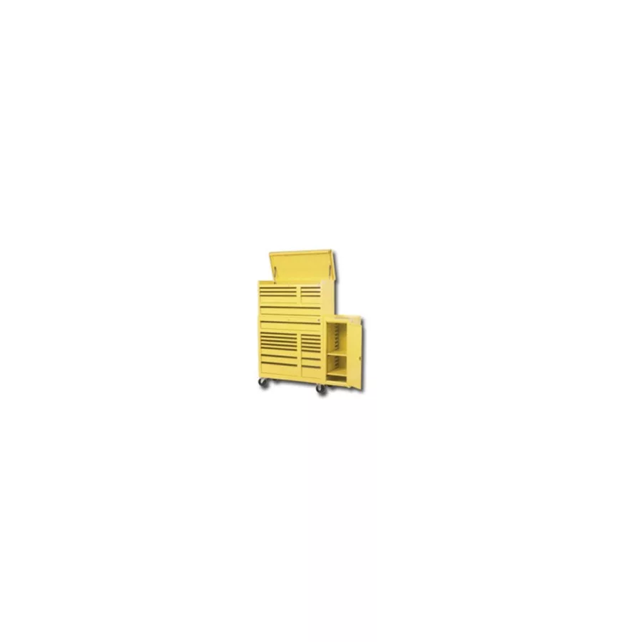 42 In Tool Cabinet w/ FREE Side Box - Yellow