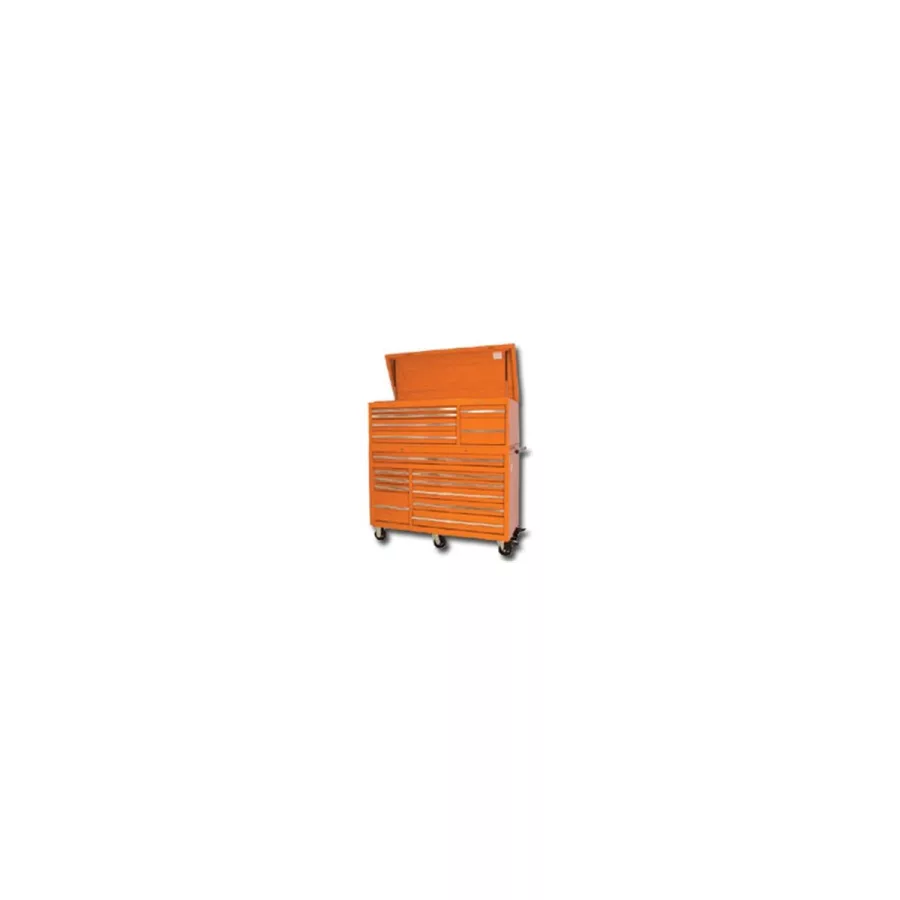56 In 16 Drawer Chest/Cabinet Combo - Orange VRC5616OR