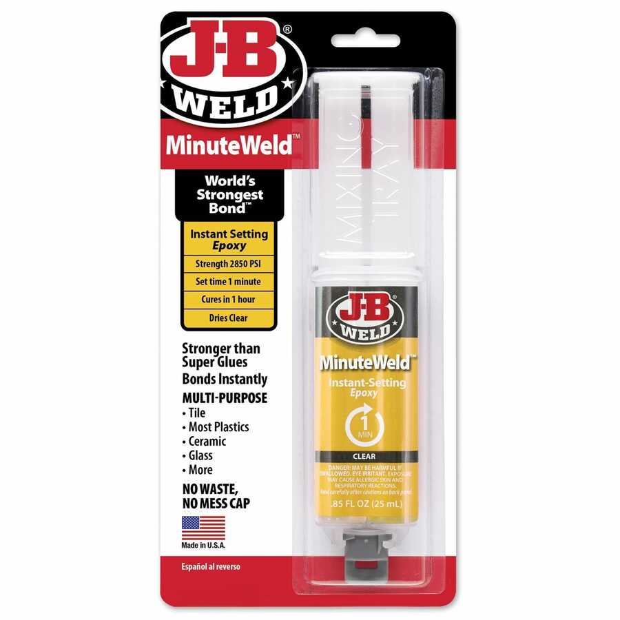 J-B MINUTEWELD SYRINGE- 25 ML.