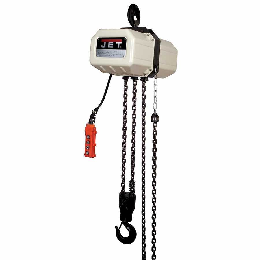 1SS-1C-20 1 Ton, 1 PH Electric Hoist with 20' Lift