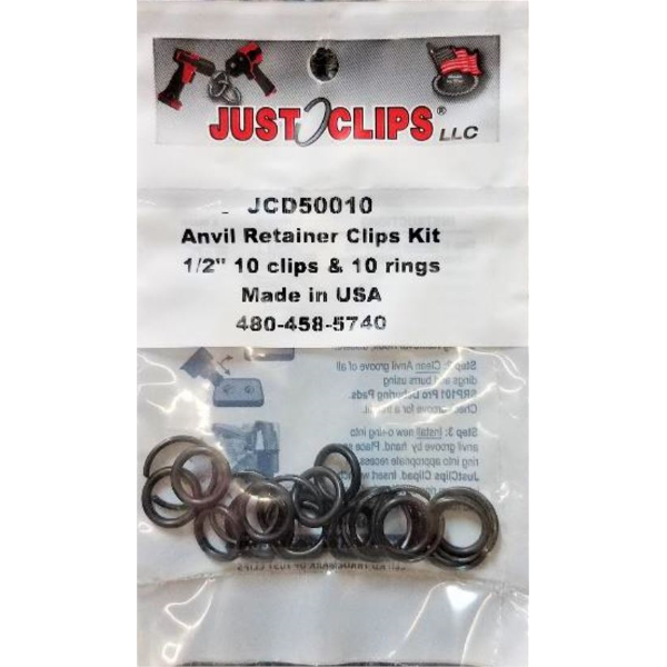 10-pk 1/2" clip o-ring kit