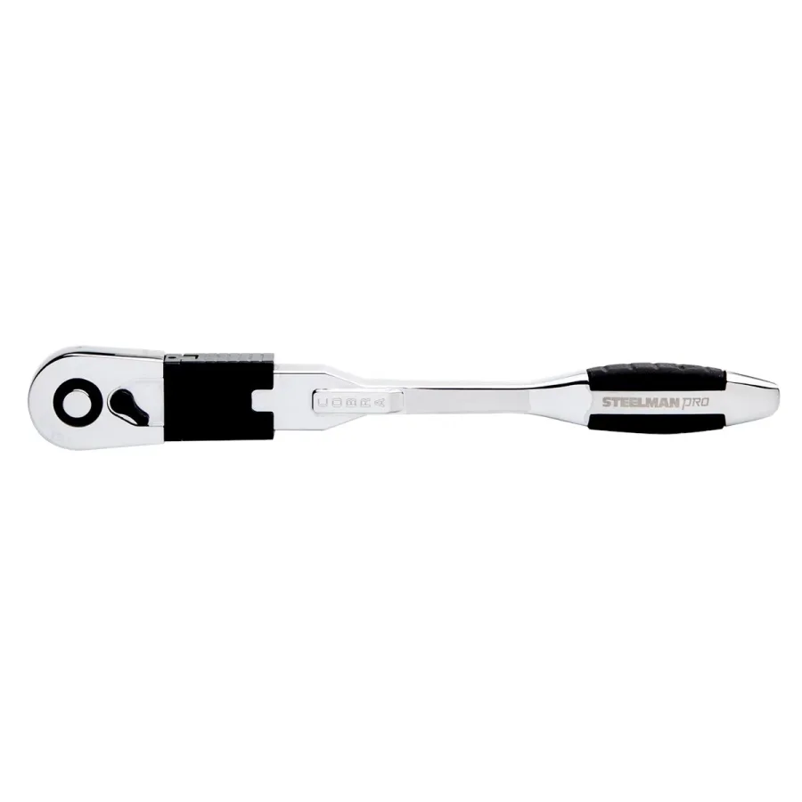 (image for) 1/4" Drive 8" Locking Flex Head Ratchet 90 Tooth