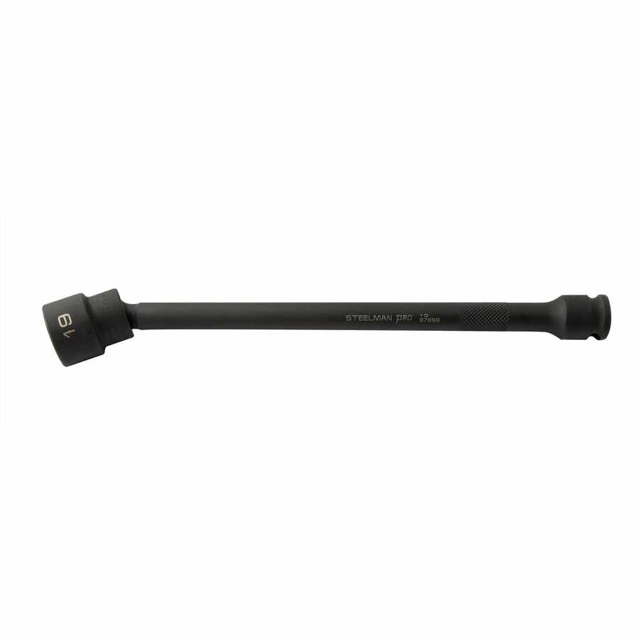 Steelman | 97899 | Steelman 97899 19mm Ball-Joint Impact Socket 3/8" x 9" Long