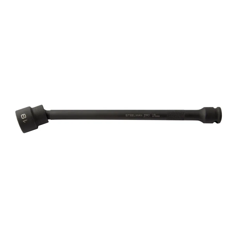 Steelman 97899 19mm Ball-Joint Impact Socket 3/8" x 9" Long
