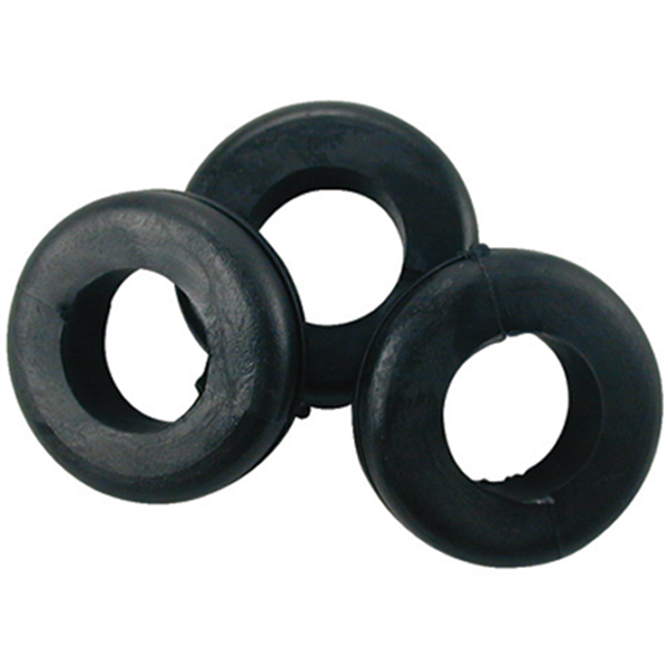 1/2" MOUNTING HOLE BLACK VINYL GROMMET 11 PCS