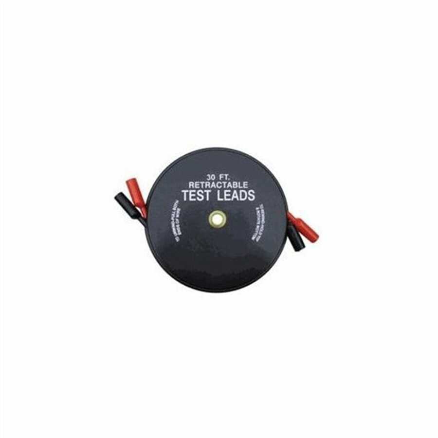 18 Gauge 2 Wire 30' Retractable Test Leads 