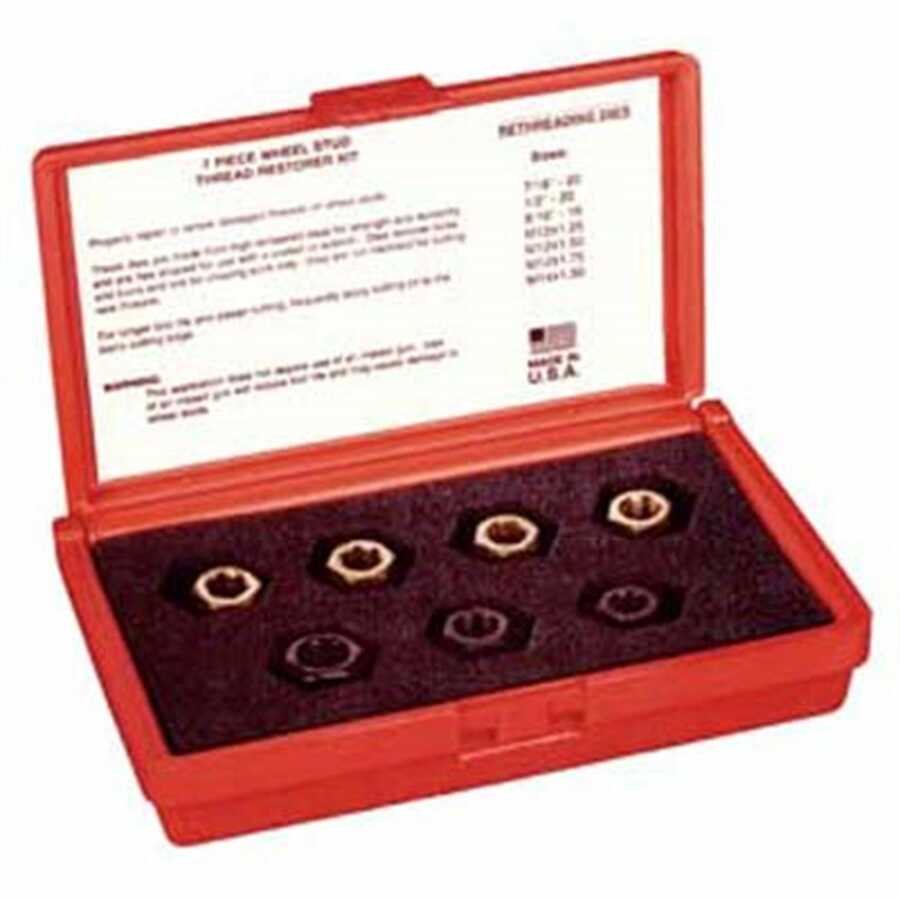 7PC WHEEL STUD THREAD RESTORER