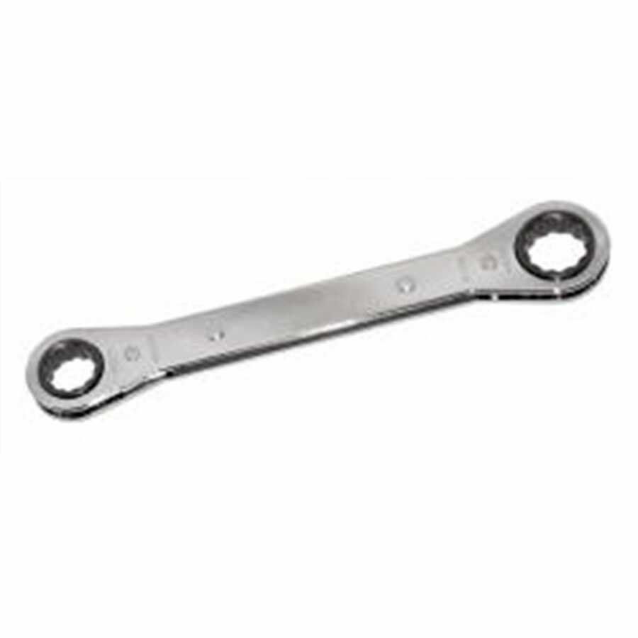 z-dup Flat Ratcheting Box Wrench - 1-1/16 x 1-1/8 In RB-3436