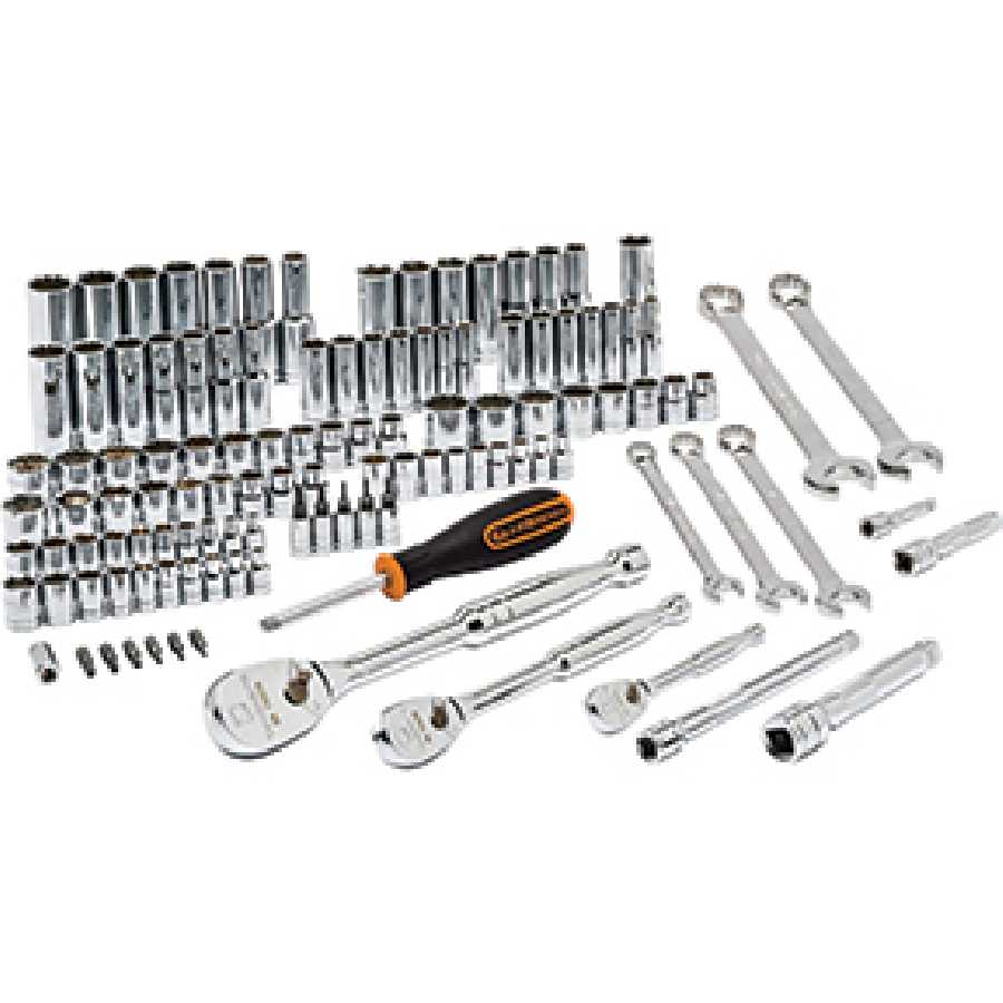 118 Piece 1/4", 3/8" & 1/2" Drive 6 & 12 Point Std and Deep set