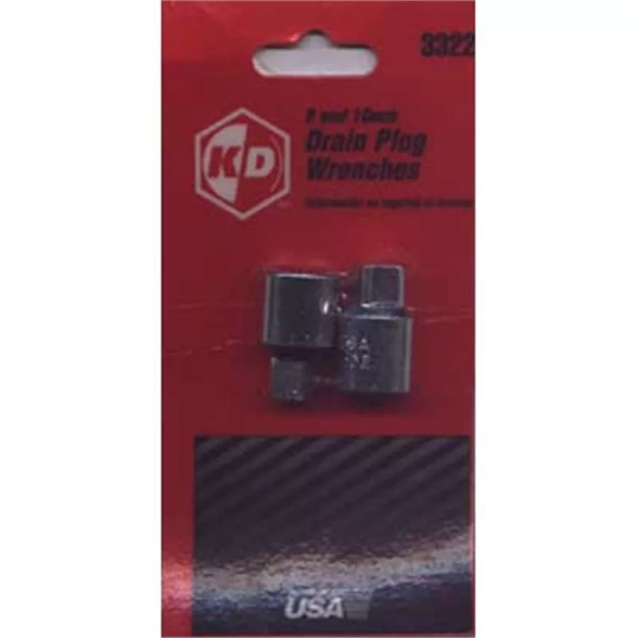 Square Drain Plug Wrench - 8mm & 10mm