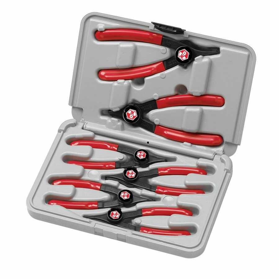 Cam Lock Convertible Snap Ring Pliers Set 6 Pc