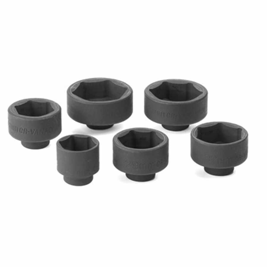 3/8 Inch Drive Oil Canister Socket Set Service Kit 6 Pc