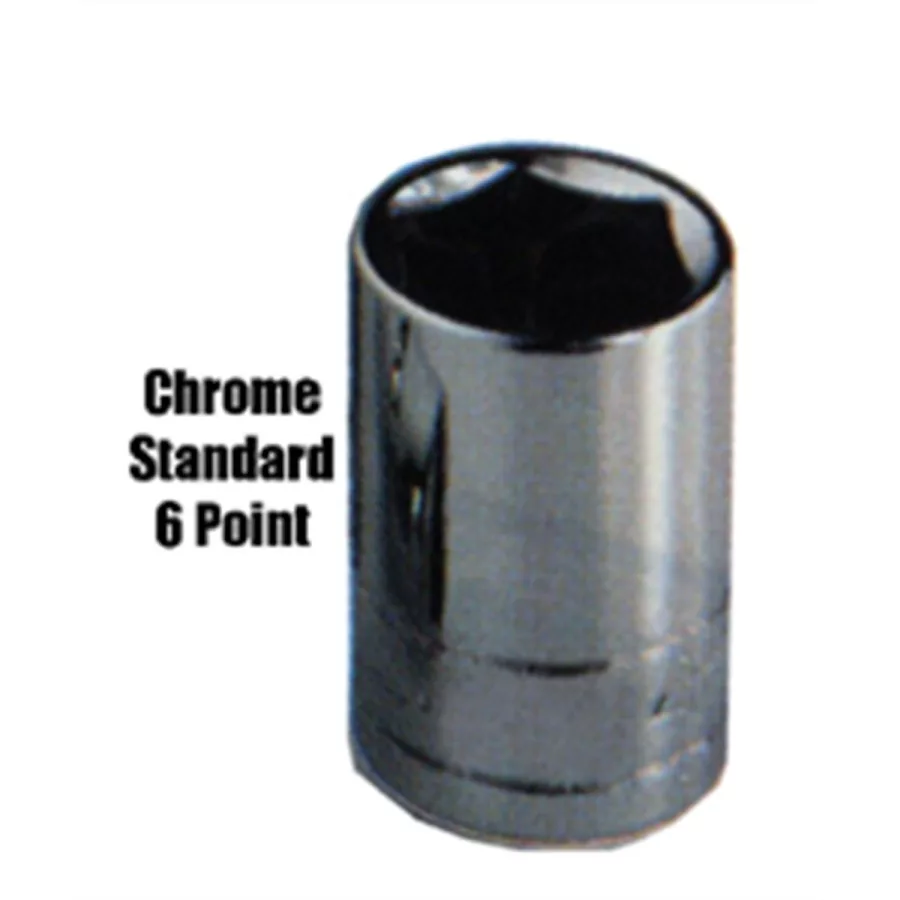 (image for) 1/4In Dr 6 Pt Metric Socket - 13mm