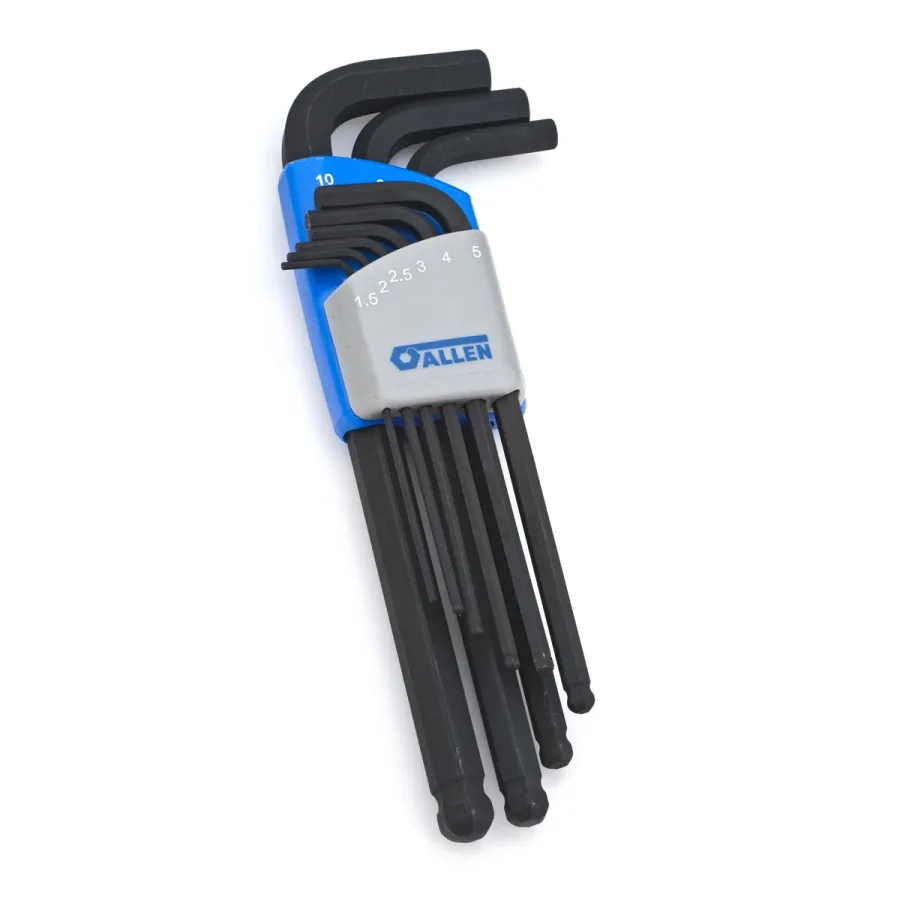 (image for) 9 PC METRIC BALL END HEX KEY SET