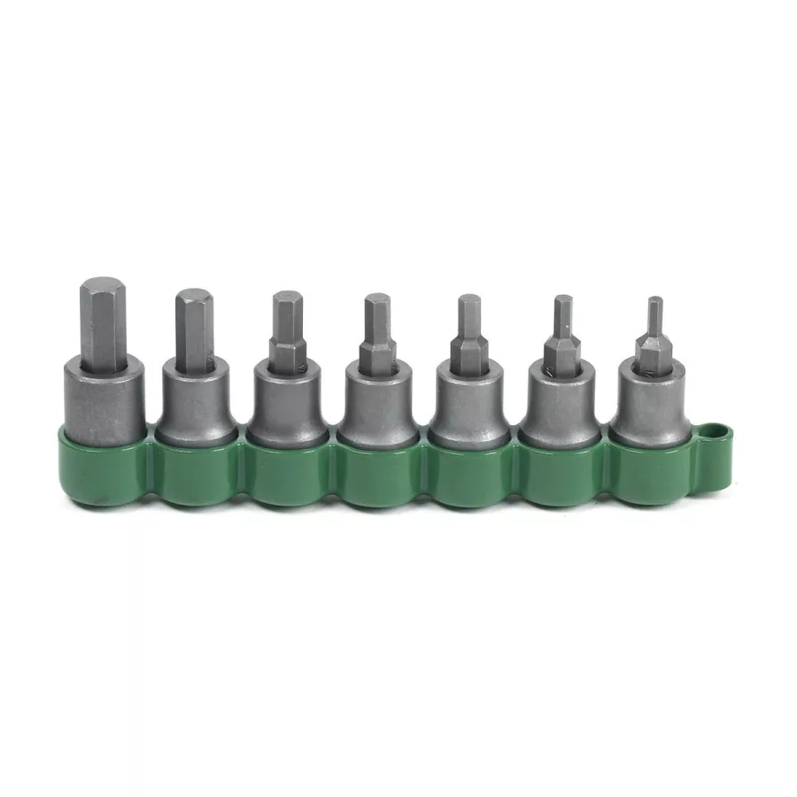 3/8 In Drive Hex Bit Socket Set - 7-Pc