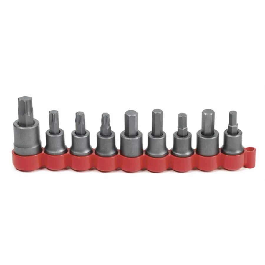 3/8 In & 1/2 In Dr Torx / Hex Brake 2 Pc Bit Set - 9-Pc