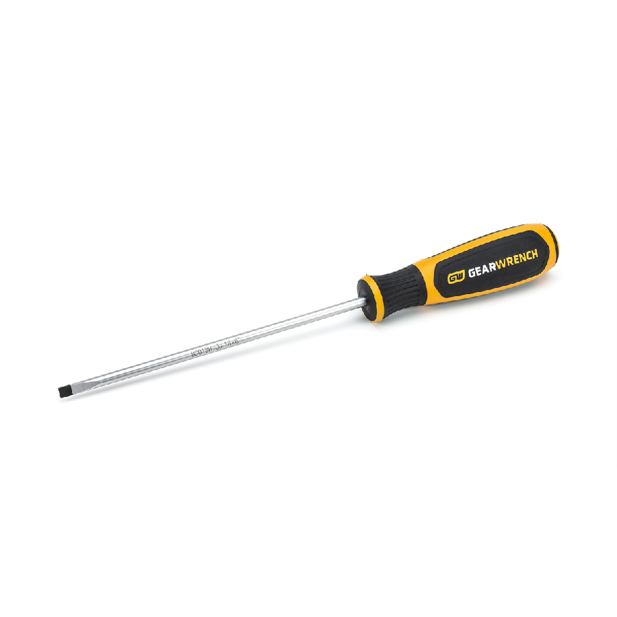 3/16" x 6" Cabinet Dual Material Screwdriver