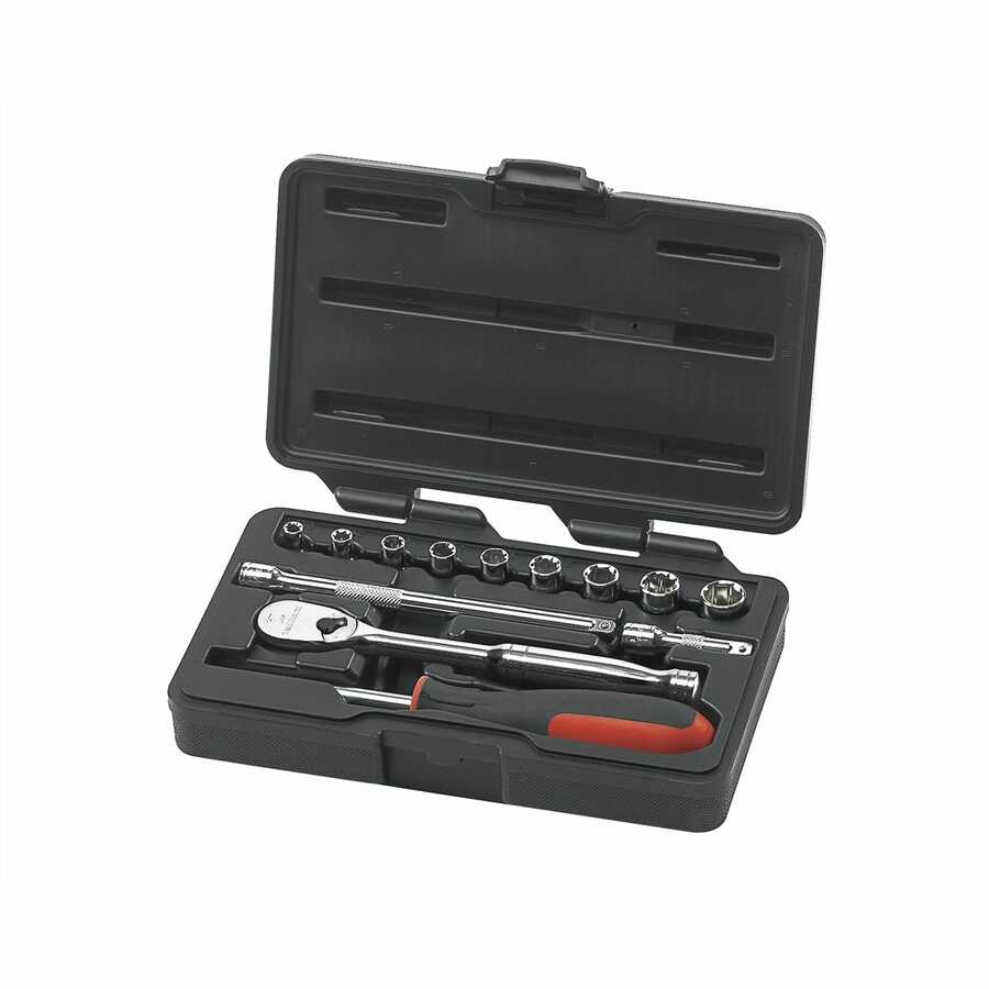 13 Pc. SAE 6 Pt. Standard Socket Set 1/4\\ DRIVE\"