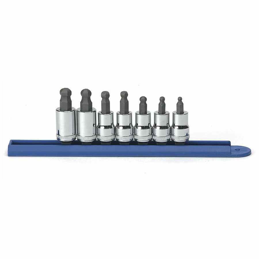 7 Pc. METRIC BALL HEX Bit Socket Set