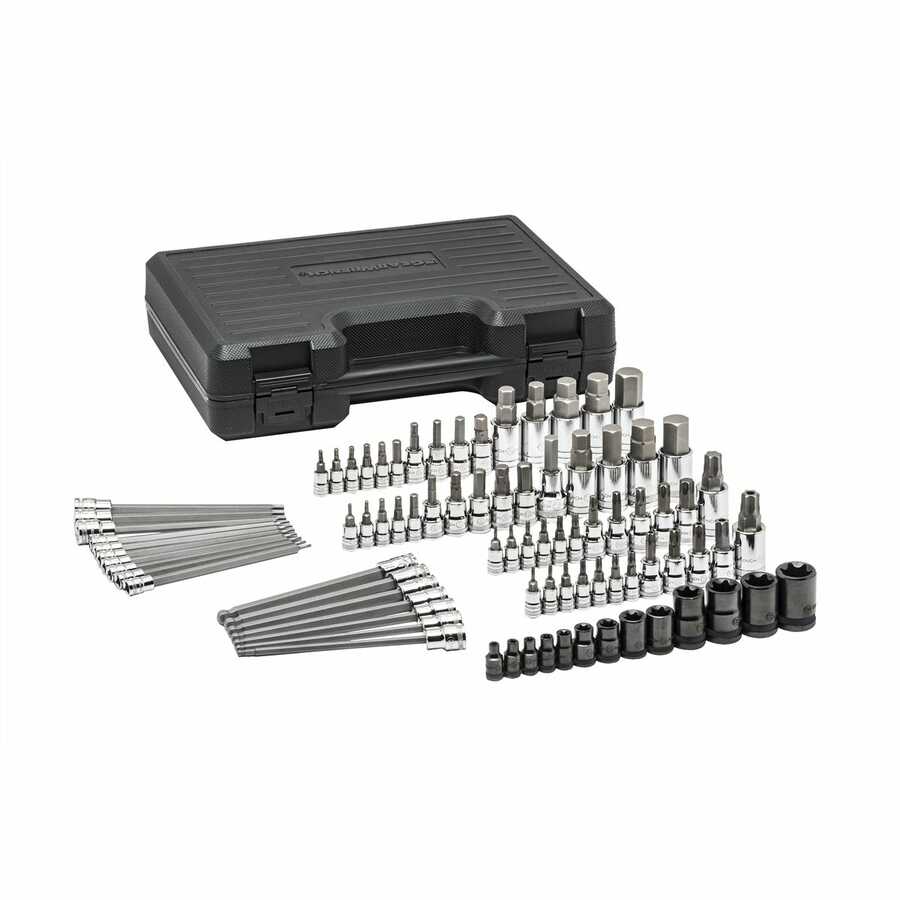 84 Piece SAE/Metric Hex and Torx® Bit Socket Set