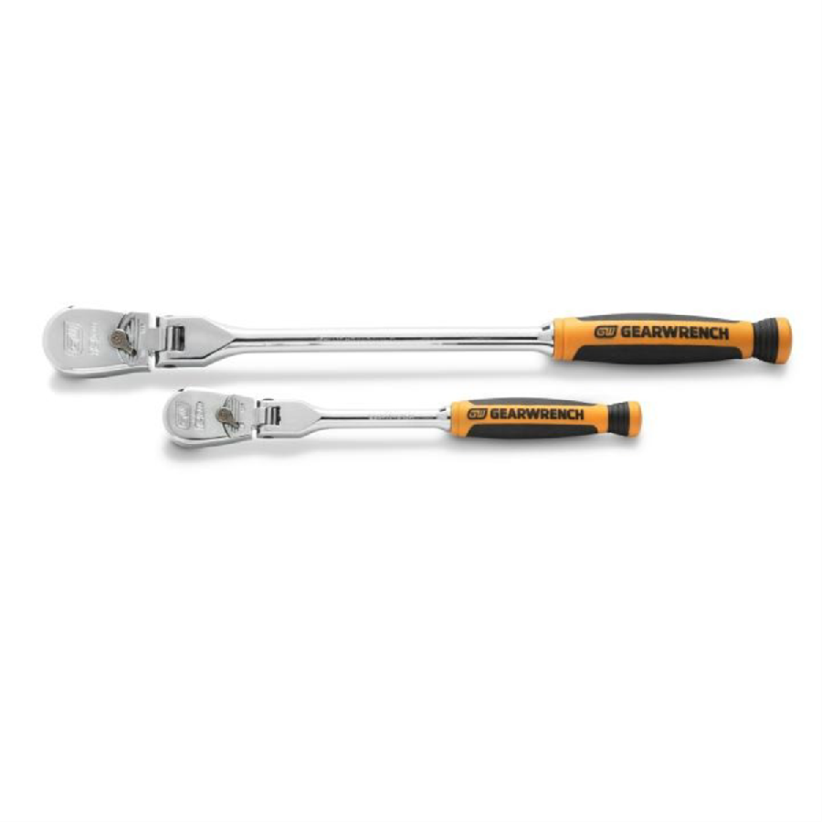1/4 & 3/8 Inch Drive 120XP Cushion Grip Flex Teardrop Ratchet Se