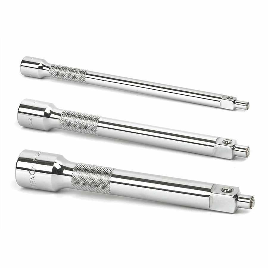 1/4, 3/8 & 1/2 Inch Multi Drive Magnetic Extension Bar Set