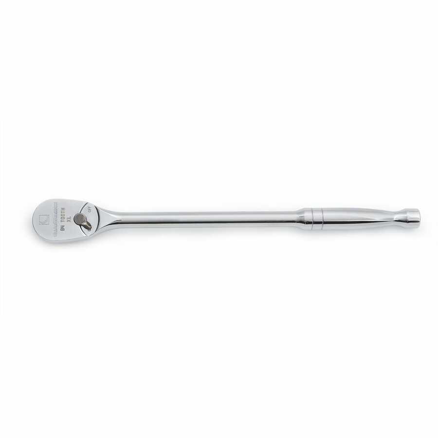 1/2"Dr. 84T Full Polish Long Handle Ratchet