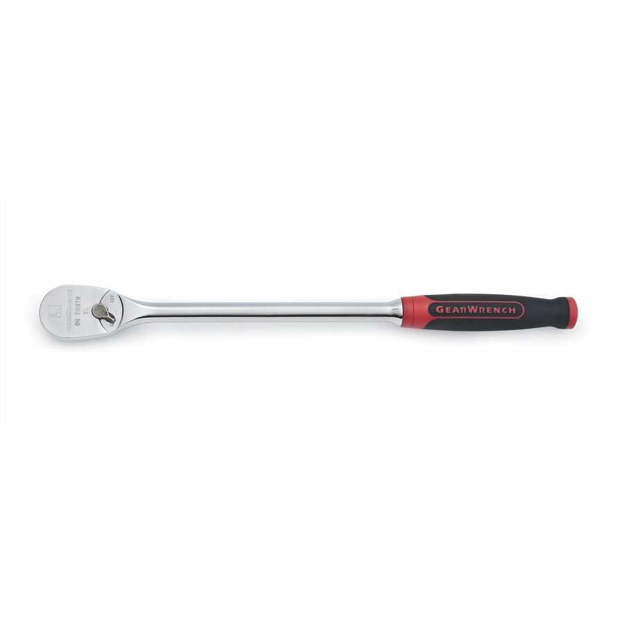 1/2"Dr. 84T Full Polish Long Handle Ratchet - C