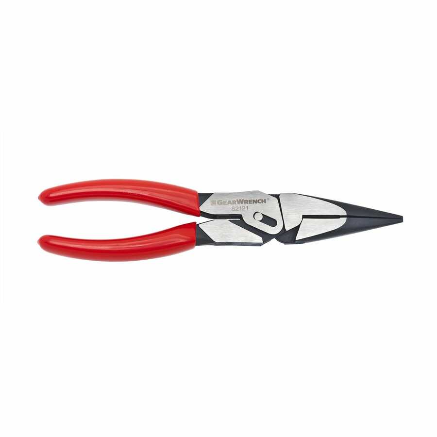 PivotForce Long Nose Cutting Compound Action Pliers 8 Inch