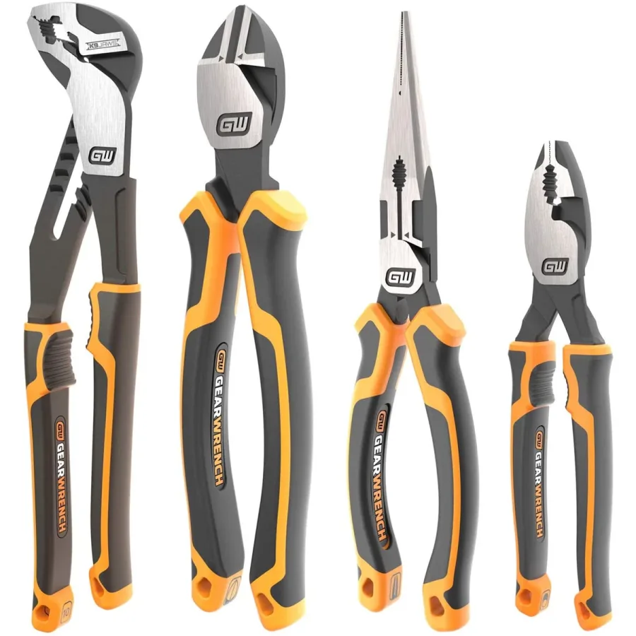 (image for) 4PC MIXEDDUAL MATRL PLIER