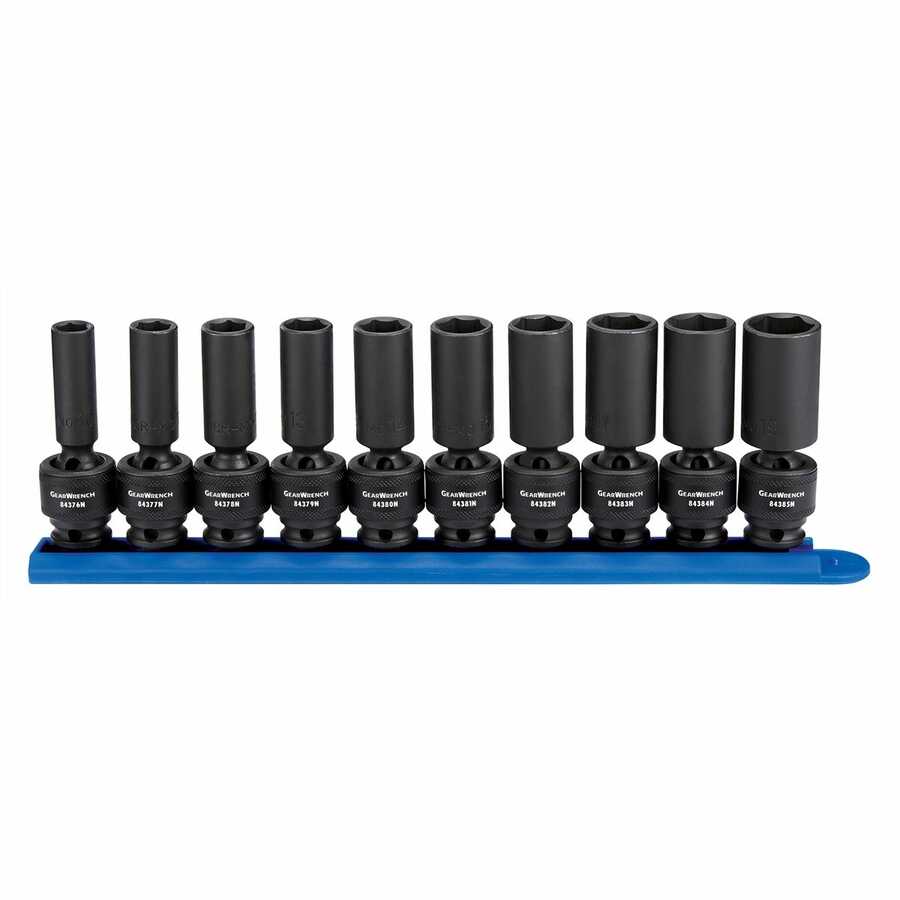 10 Pc. 3/8"DR Metric DEEP Universal