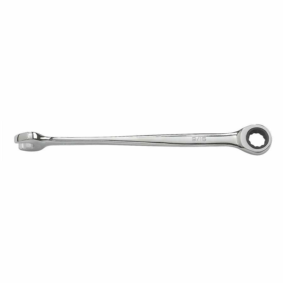 9/16\\ XL X-Beam Combination Ratcheting Wrench SAE\"