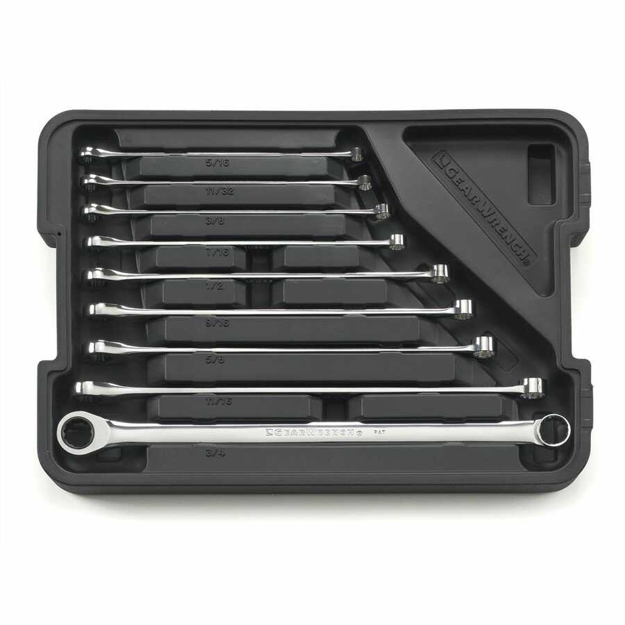 XL GearBox Ratcheting Wrench Set - SAE - 9-Pc
