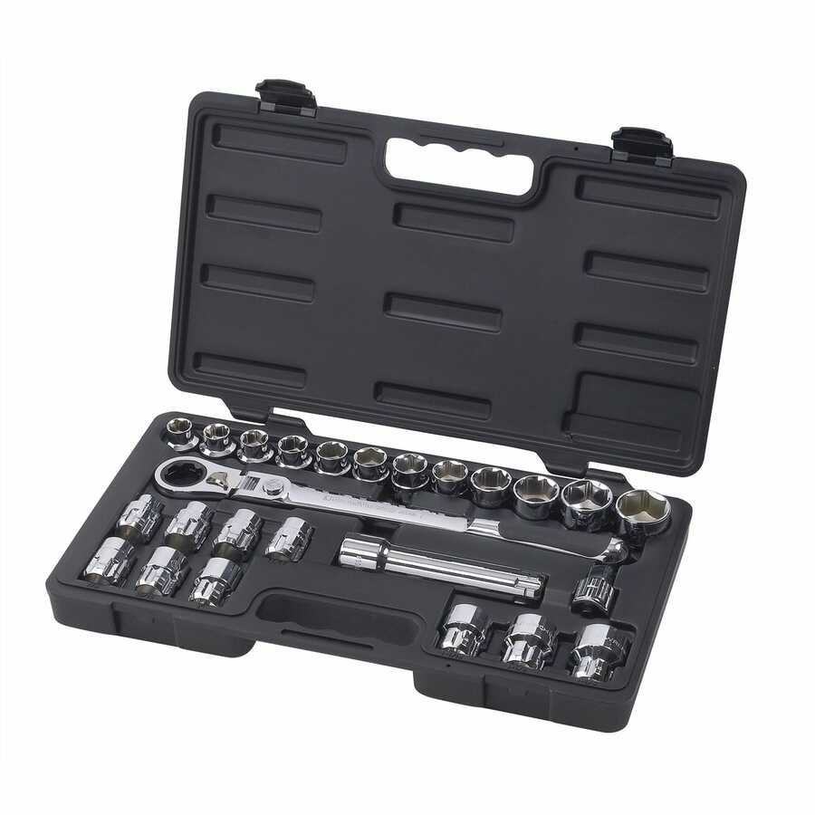 KD Tools 891226 25-Pc 1/2 In Dr GearRatchet Set KDT891226 KD891226