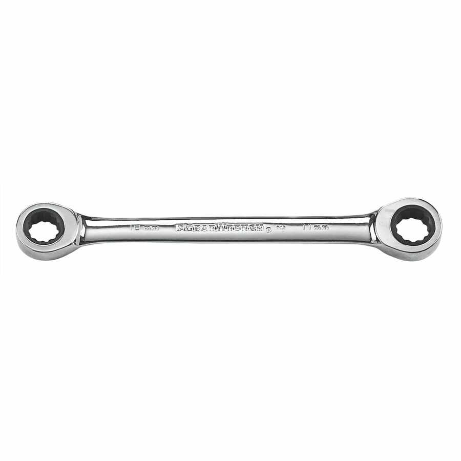 Wrench Ratcheting - Double Box End 10 X 11mm Gearwrench
