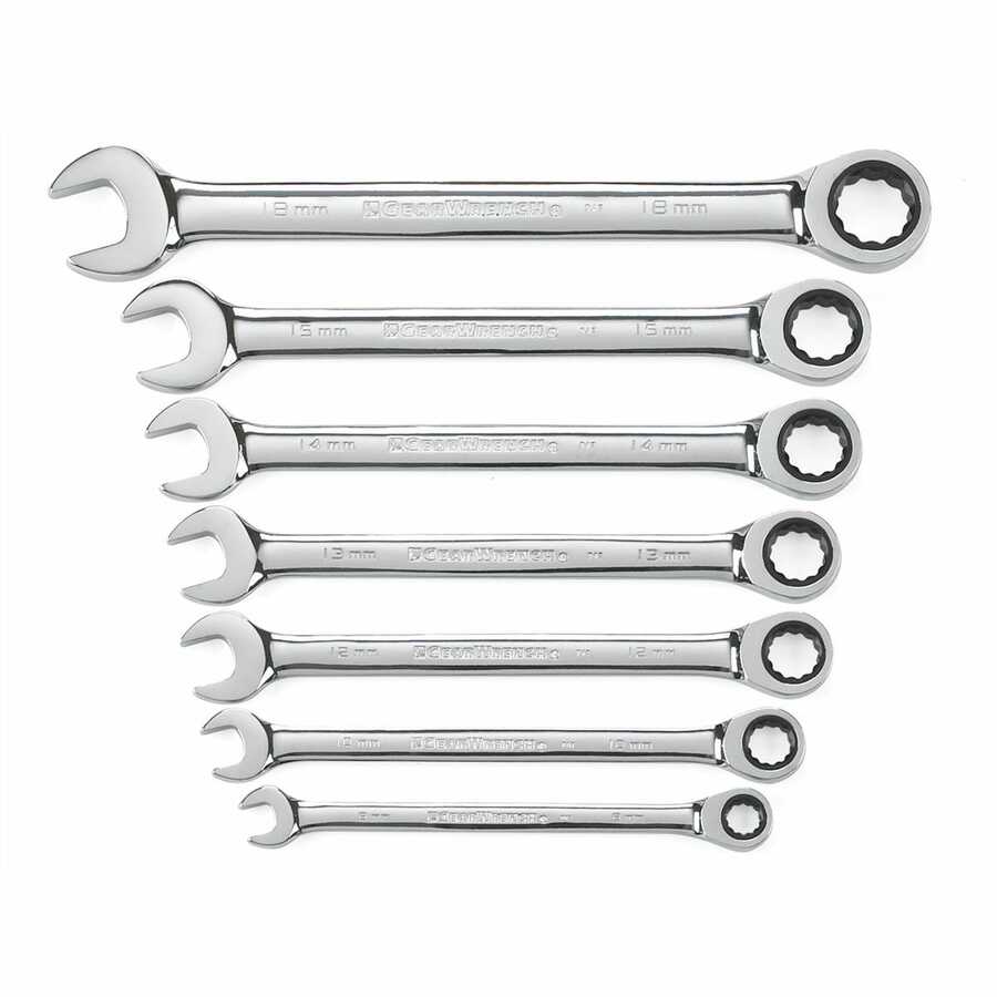 Combination Metric GearWrench Set - 7 Pc.