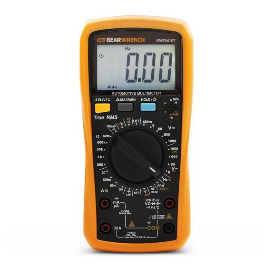 GearWrench Pro RMS Digital Multimeter GWDM107 Automotive Tool