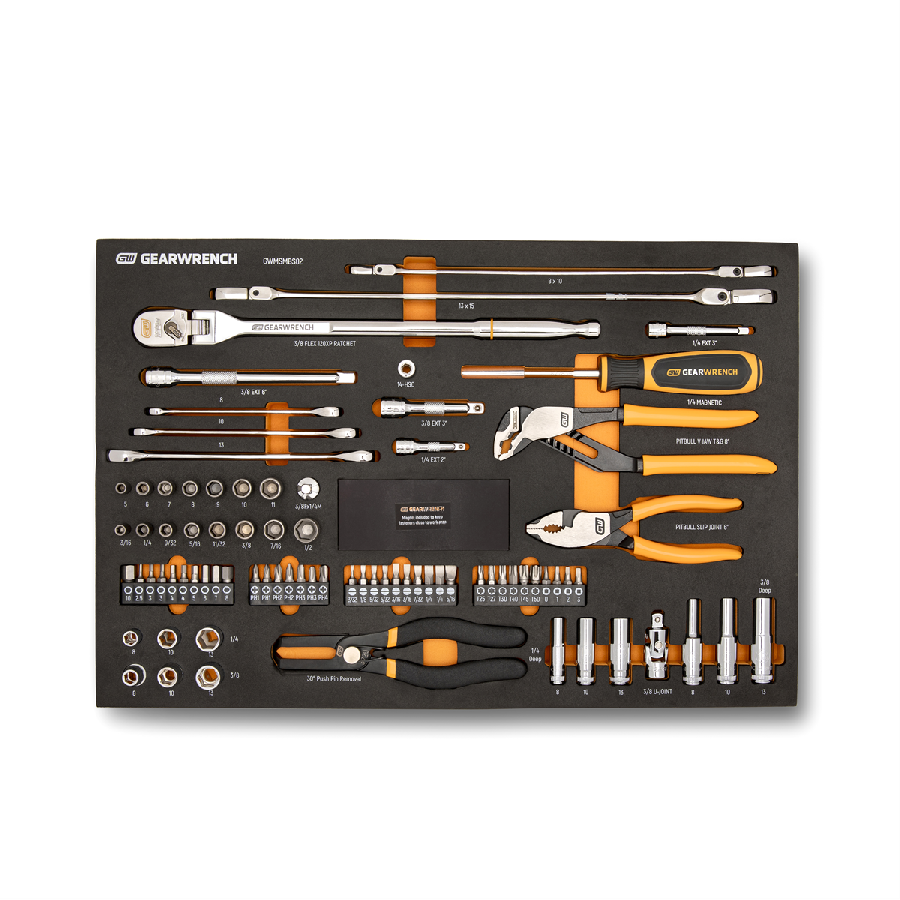 82 Piece 120XP Automotive Tool Set in Foam Storage Tray