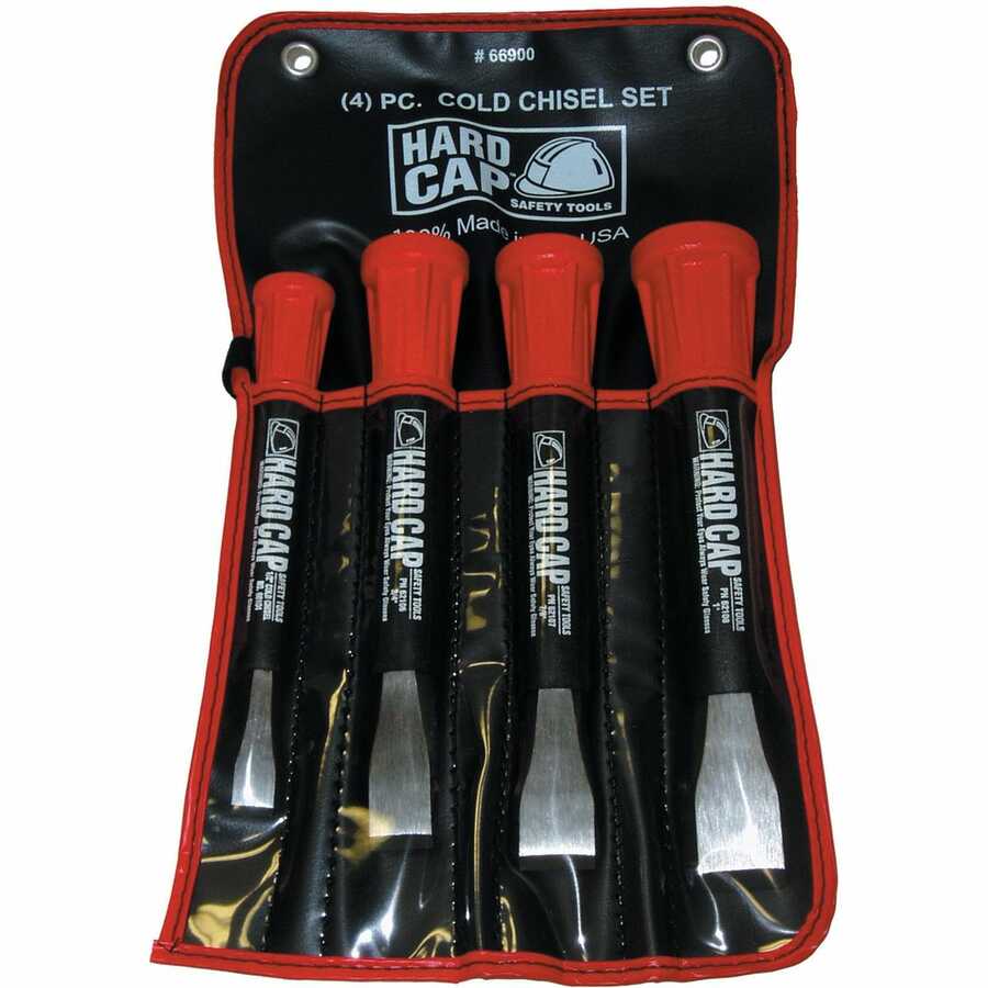 Hard Cap Cold Chisel Set - 4-Pc